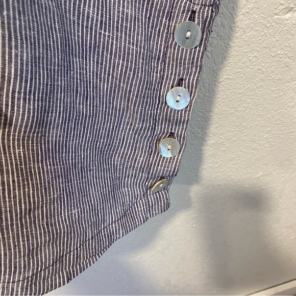 Tahari Tunic Linen Top Lagenlook - Picture 8 of 8